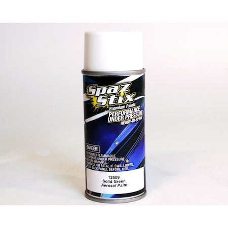 Spaz Stix Solid Green Aerosol Paint - 3.5 oz SZX12509